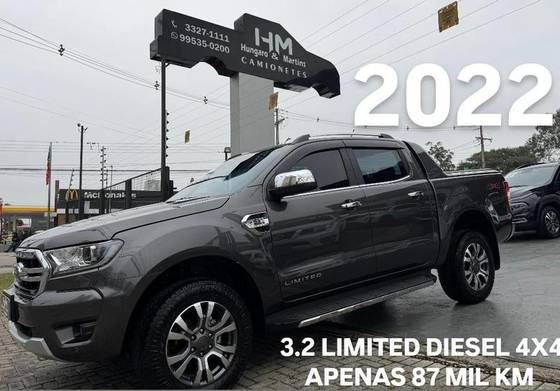 FORD RANGER 3.2 LIMITED 4X4 CD 20V DIESEL 4P AUTOMÁTICO FORD RANGER 3.2 LIMITED 4X4 CD 20V DIESEL 4P AUTOMÁTICO